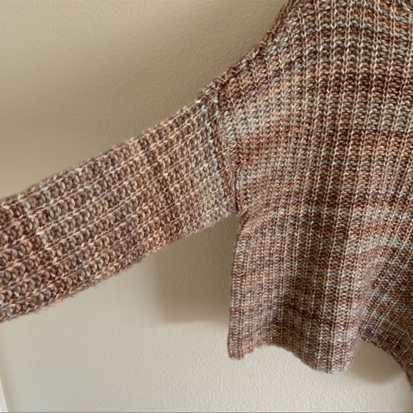 MARLED Neutral Spacedye Mock Neck Sweater M NWT - Picture 12 of 13